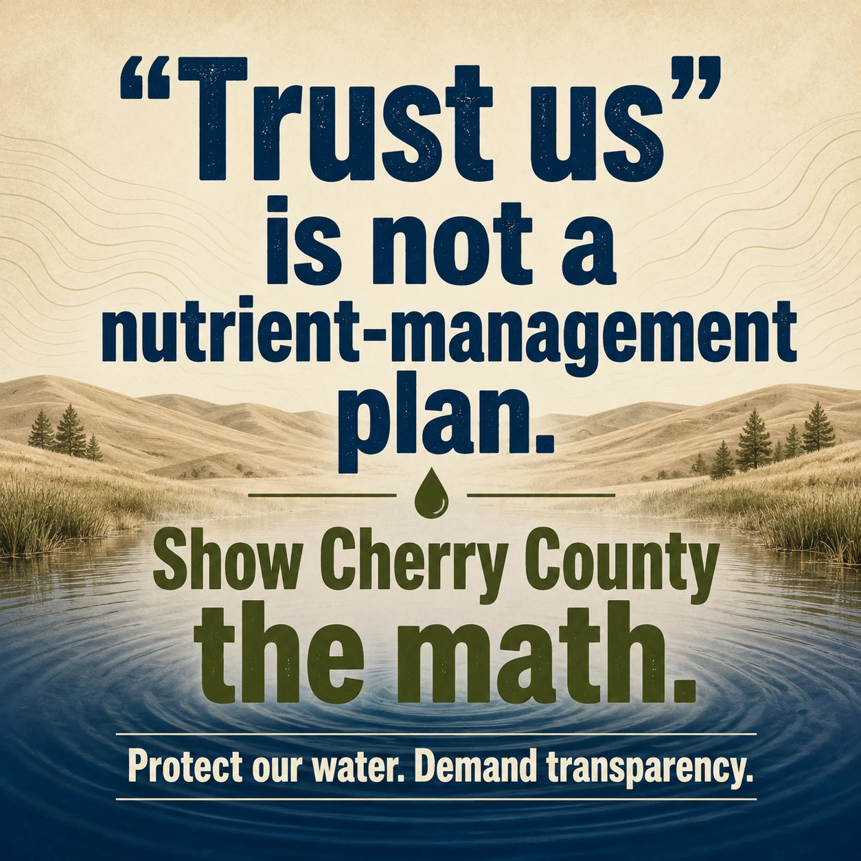Show Cherry County the math graphic about manure and nutrient calculations