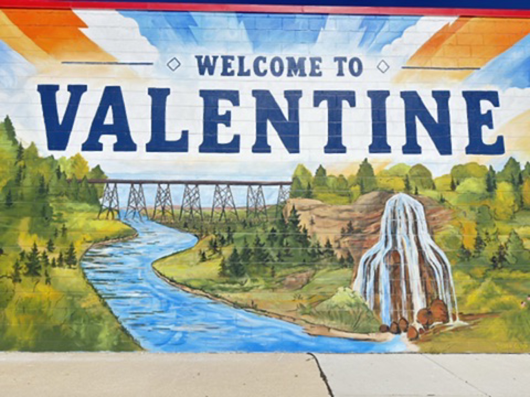 Welcome to Valentine community mural